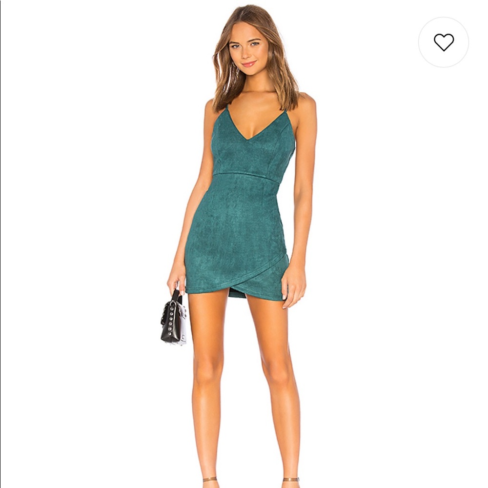 NWOT Superdown Carrie Mini Dress in Green Size S